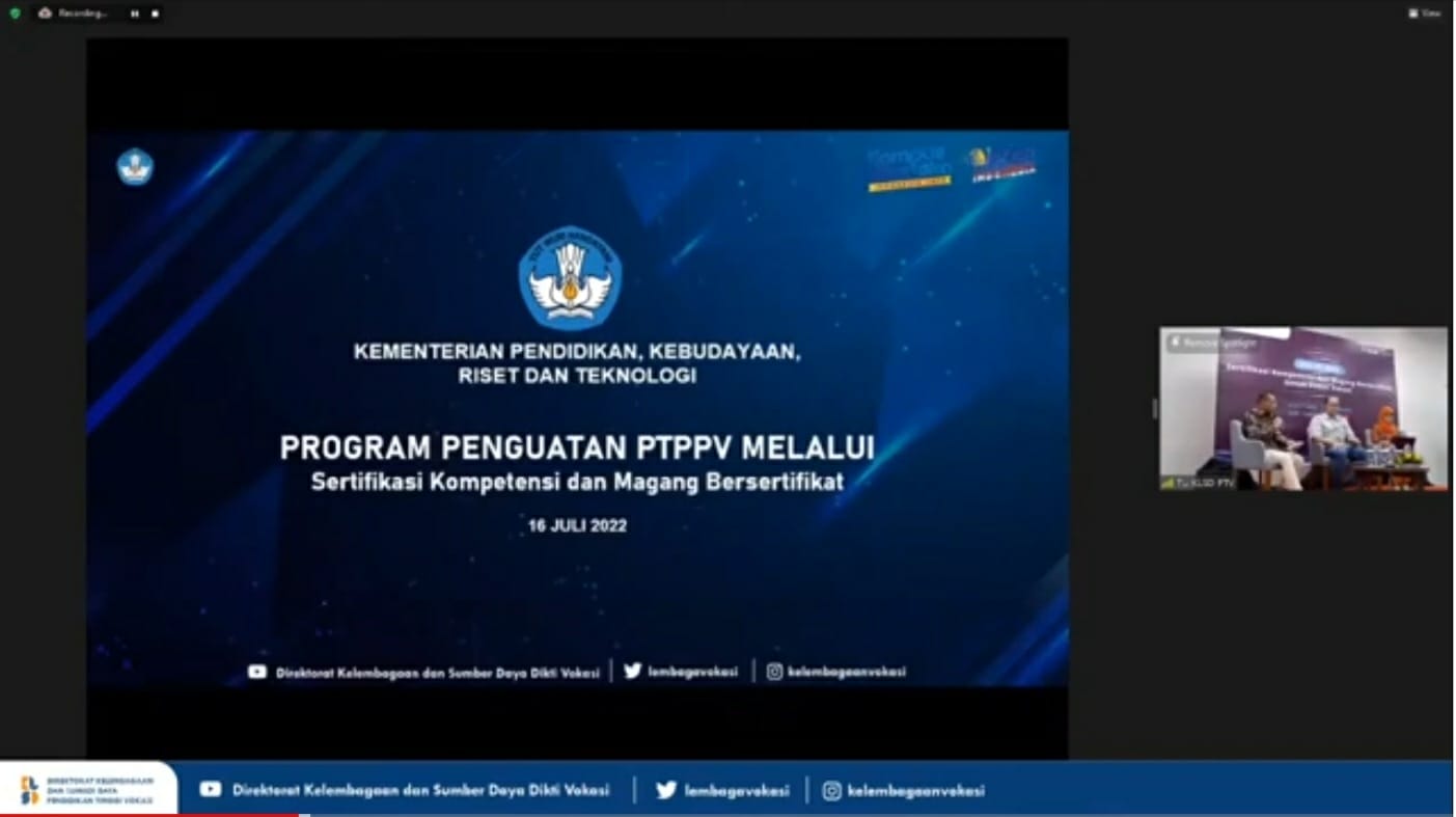 Dosen dan Tenaga Kependidikan Jurusan Tata Niaga Ikuti Sosialisasi Program Penguatan Perguruan Tinggi Penyelenggara Pendidikan Vokasi